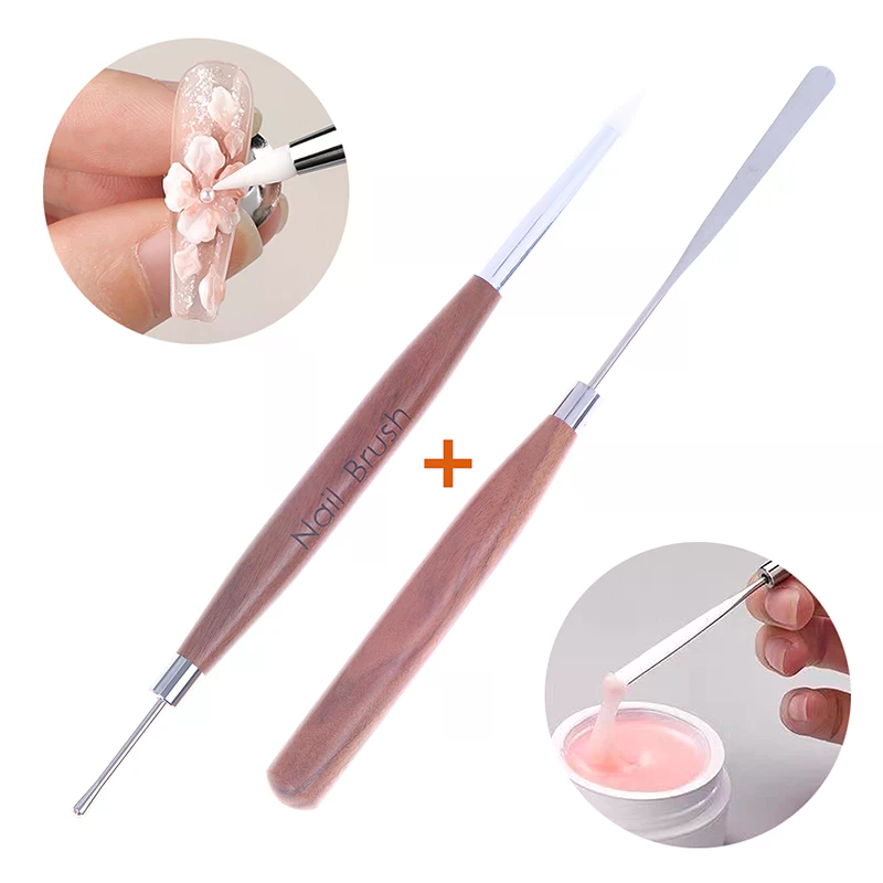 2Pcs Double Ended Silicone Dot - огляд і ціна Nail Art Dotting Tool