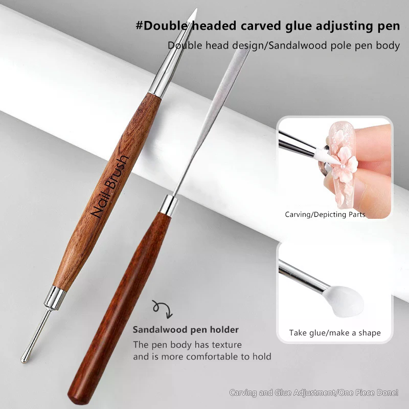 2Pcs Double Ended Silicone Dot - огляд і ціна Nail Art Dotting Tool
