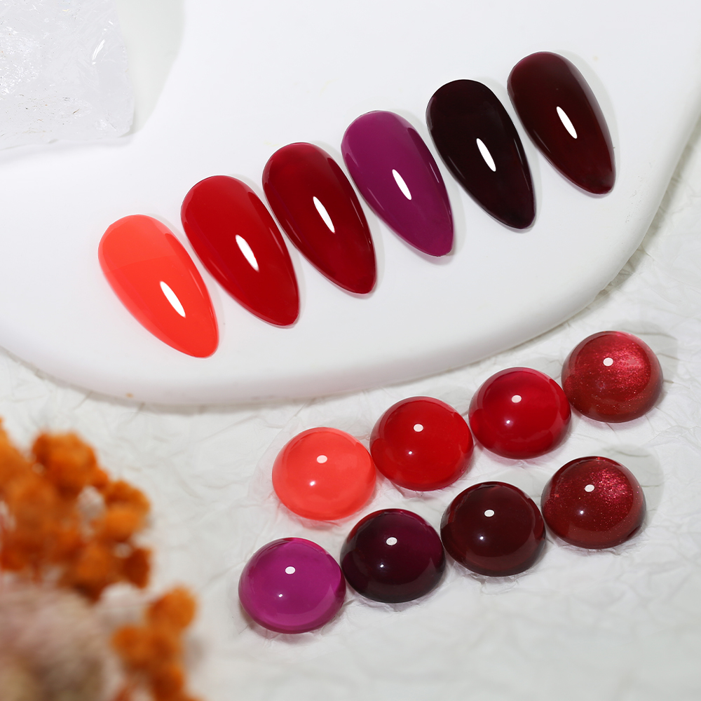 Clou Beaute Classic Red Gel Na - огляд і ціна Nail Art Red Cherry