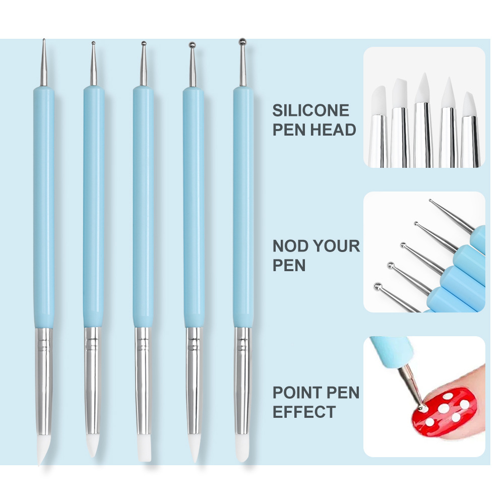 1/3/5/6/pcs/set Nail Art Brush - огляд і ціна Nail Art Dotting Tool